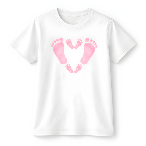 Baby Child Footprints T-Shirt