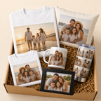 Ultimate 6-piece personalised gift box in family beach photo theme